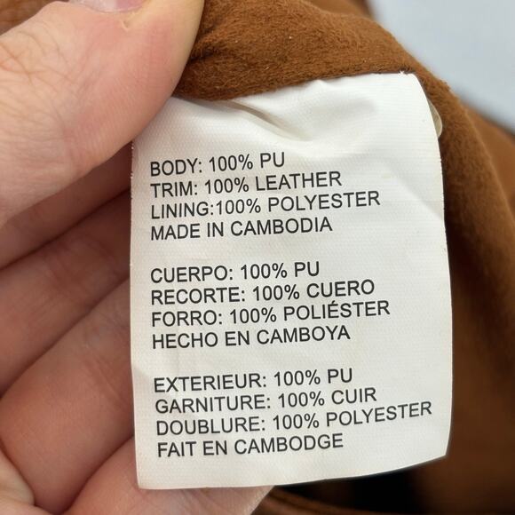 Steve Madden Hobo Bag Brown Fringe Shoulder Studded Boho Indie‎ Casual Western - Picture 12 of 12